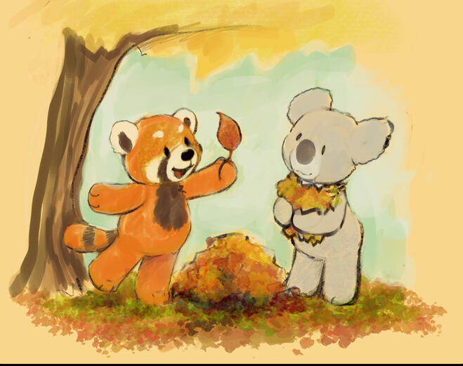 Commission - Autumn Teddies